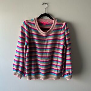 Lilly Pulitzer multi color striped sweater